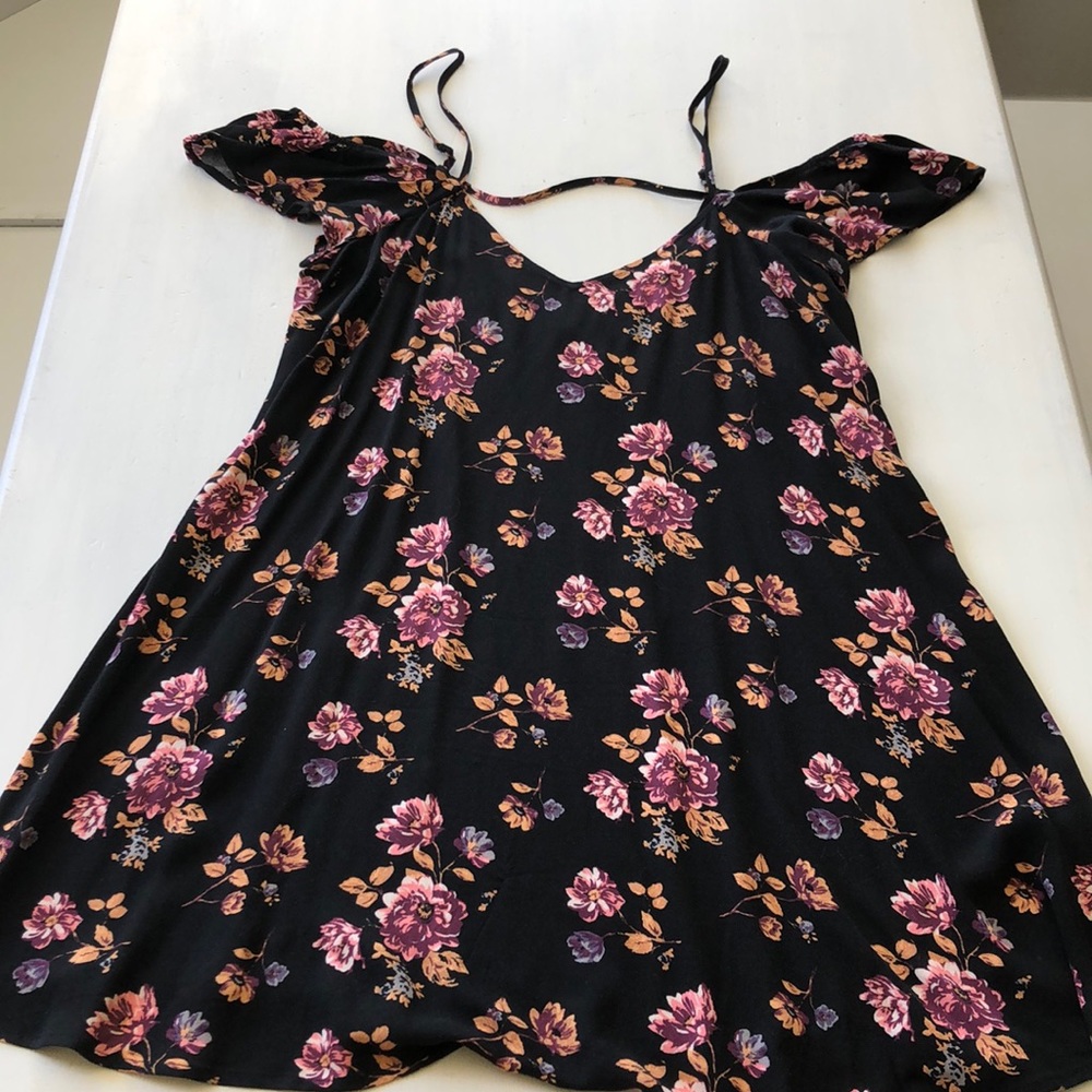 Black Floral Dress